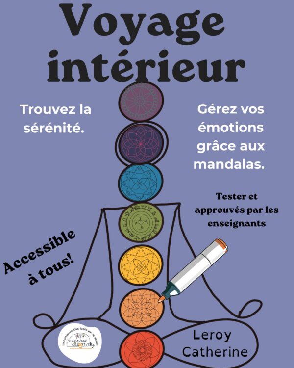 Voyage intérieur: 40 mandalas à colorier pour la méditation, la détente et la pleine conscience (version pdf)