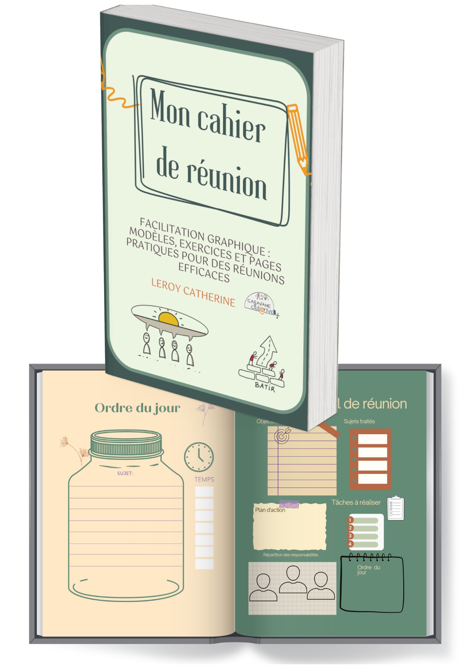 Mon Cahier de réunnion en version brochée