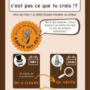 La Préhistoire, c'est pas ce que tu crois ! 15 idées reçues en vrai ou faux (version PDF)